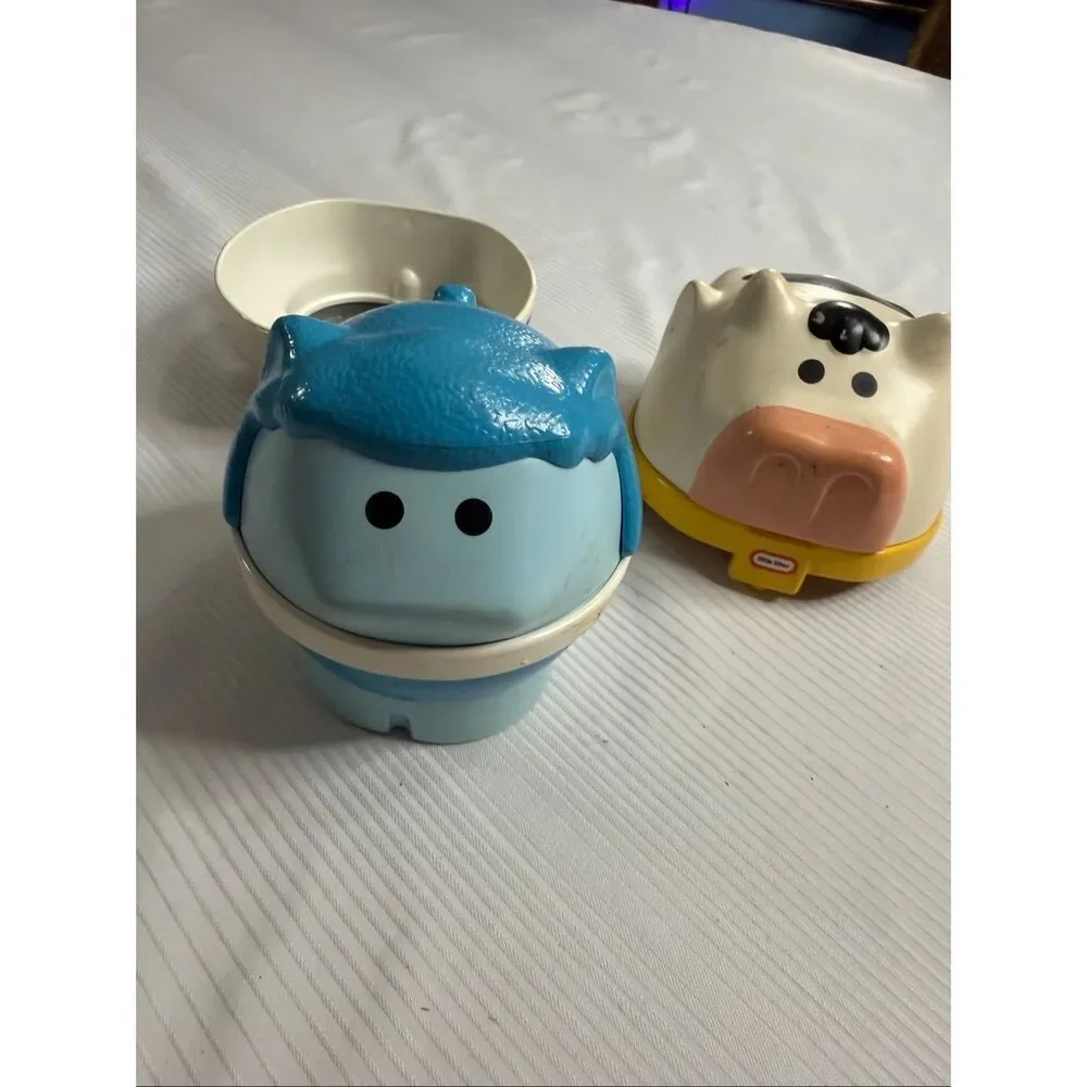 Little Tikes Nesting Farm Animals 5 Piece Complete Set 1529 Stacking VTG 90s
